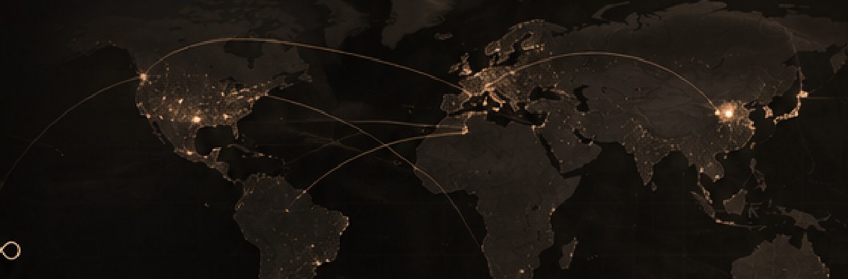 Carte du monde illustrant le réseau international d'expertise ORYA